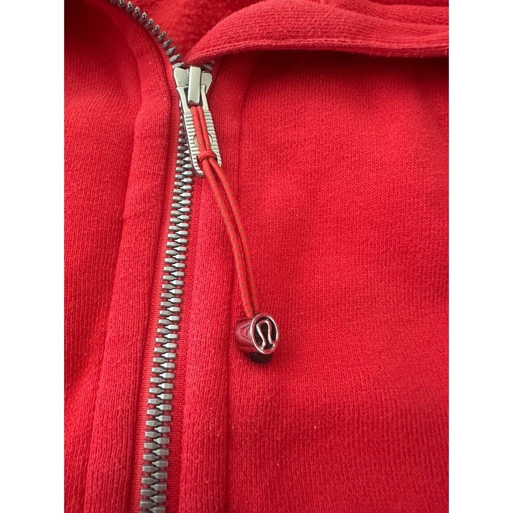 Lululemon Scuba Oversized Funnel Neck Half Zip Carnation Red M/L - Picture 9 of 9